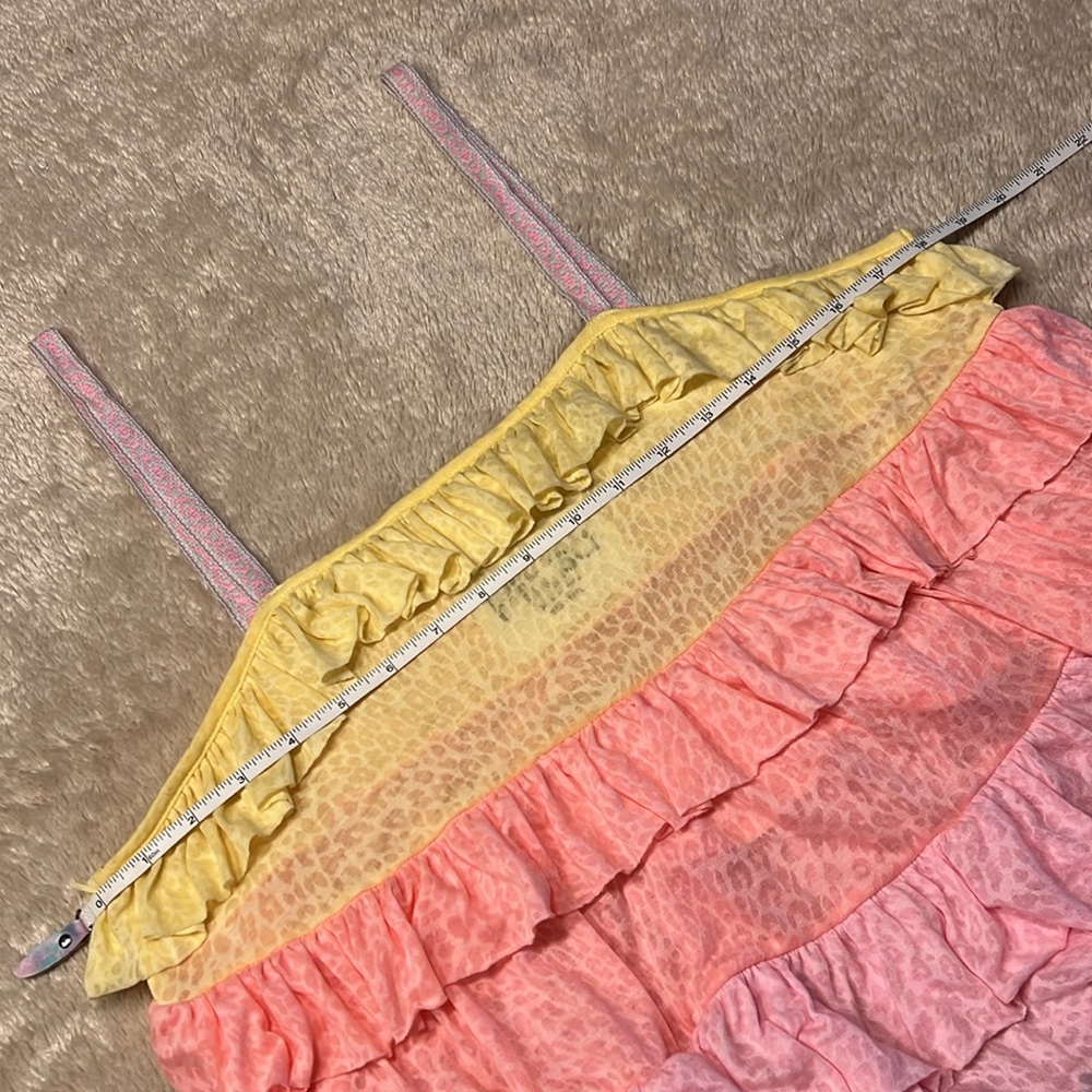 PITUSA Rainbow Ruffle Swim Cover-Up Dress - Picture 14 of 14